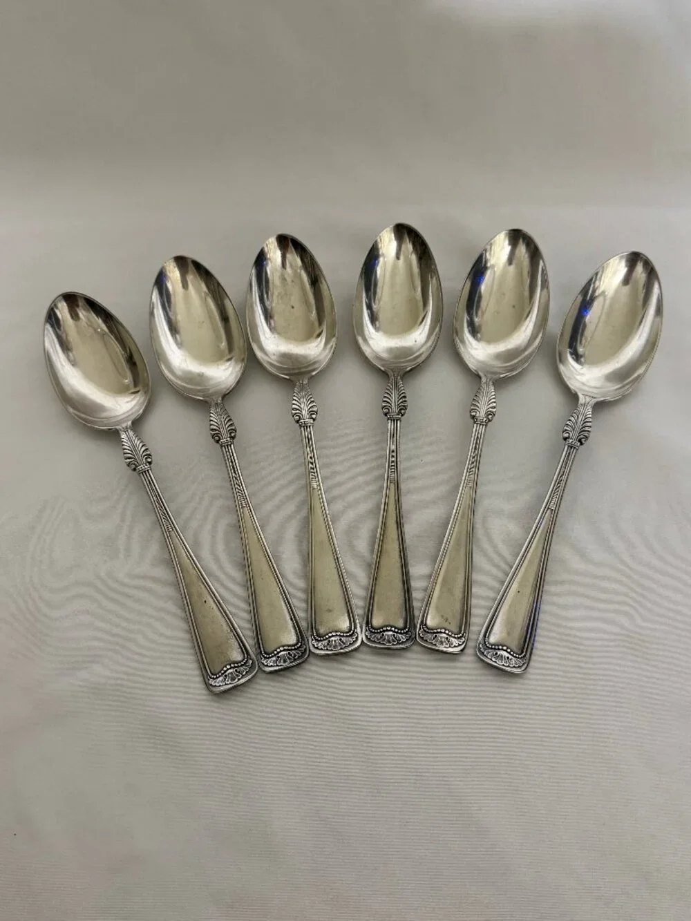 6 Antique Gorham Princess Louise Tablespoons Serving Spoons 8.25